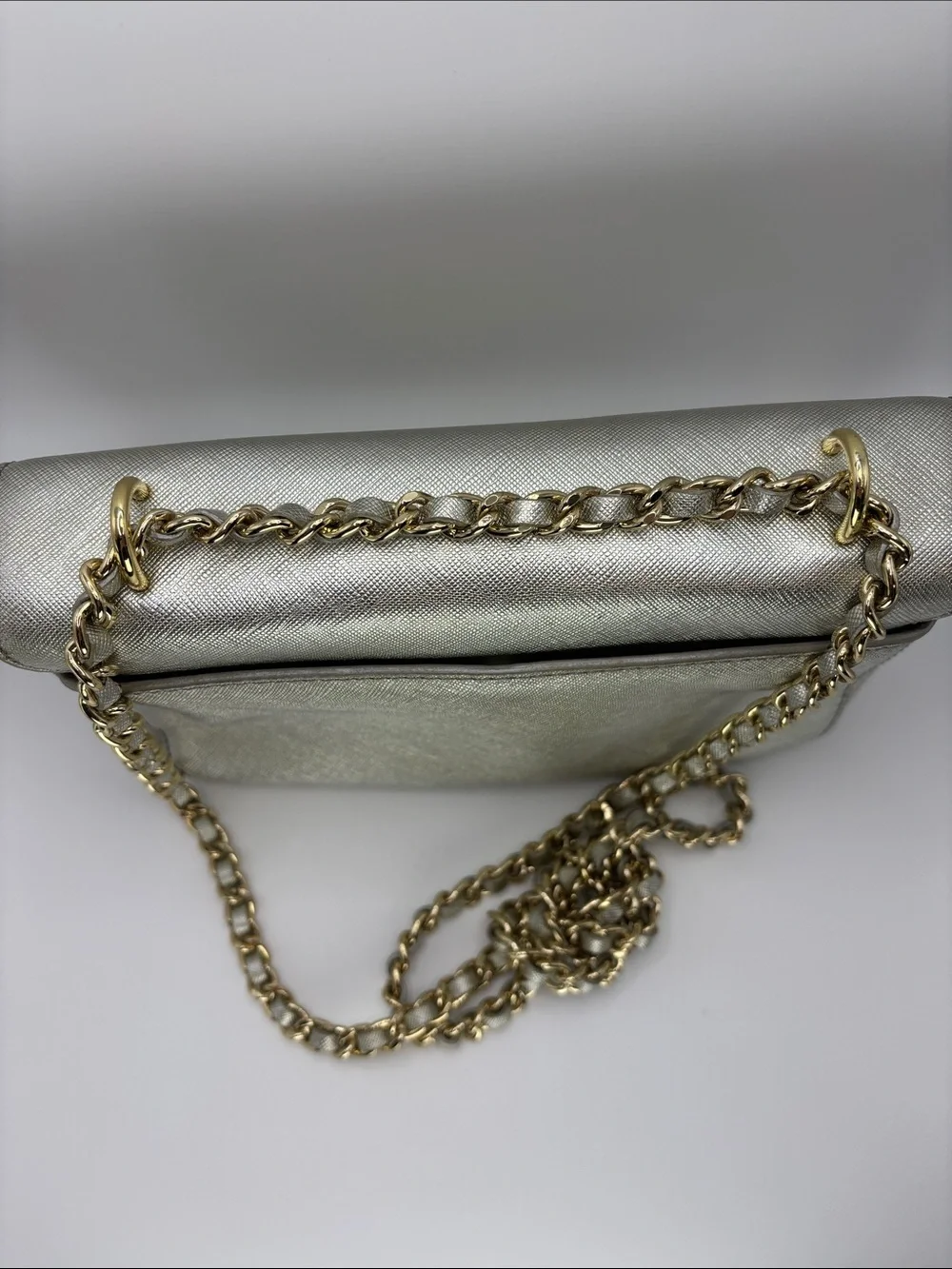 Tory Burch sleek metallic